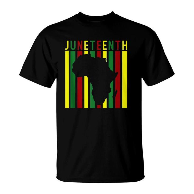 Juneteenth Africa Black Women Independence Day 1865  T-Shirt