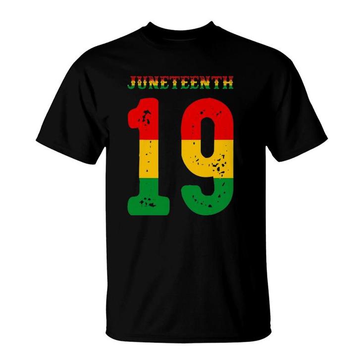 Juneteenth Ancestors Black African American June 19 Ver2 T-Shirt