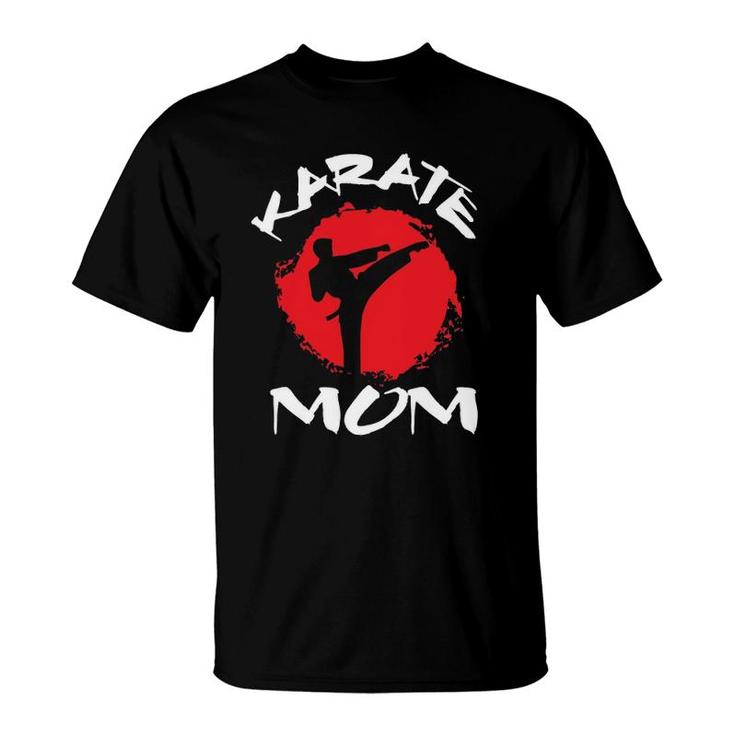 Karate Mom Vintage Martial Art Self And Defense Mother's Day  T-Shirt