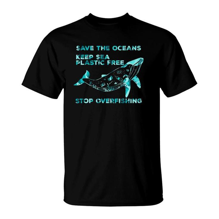 Keep Sea Plastic World Environment Day Overfishing Activist T-Shirt
