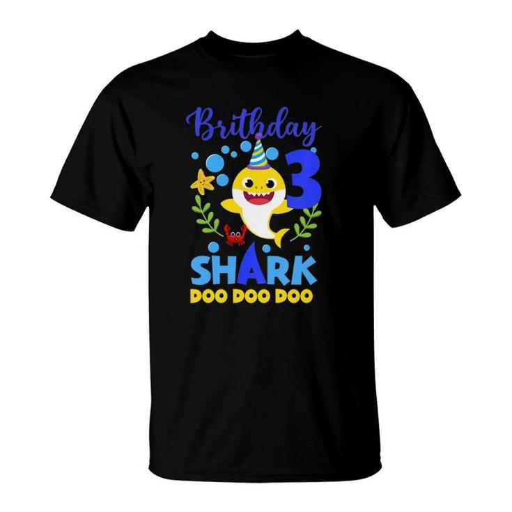 Kids Baby Cute Shark Birthday Boy 2 Year Old Gift - Doo Doo Doo T-Shirt Kids Baby Cute Shark Birthday Boy 2 Year Old Gift - Doo Doo Doo T-Shirt