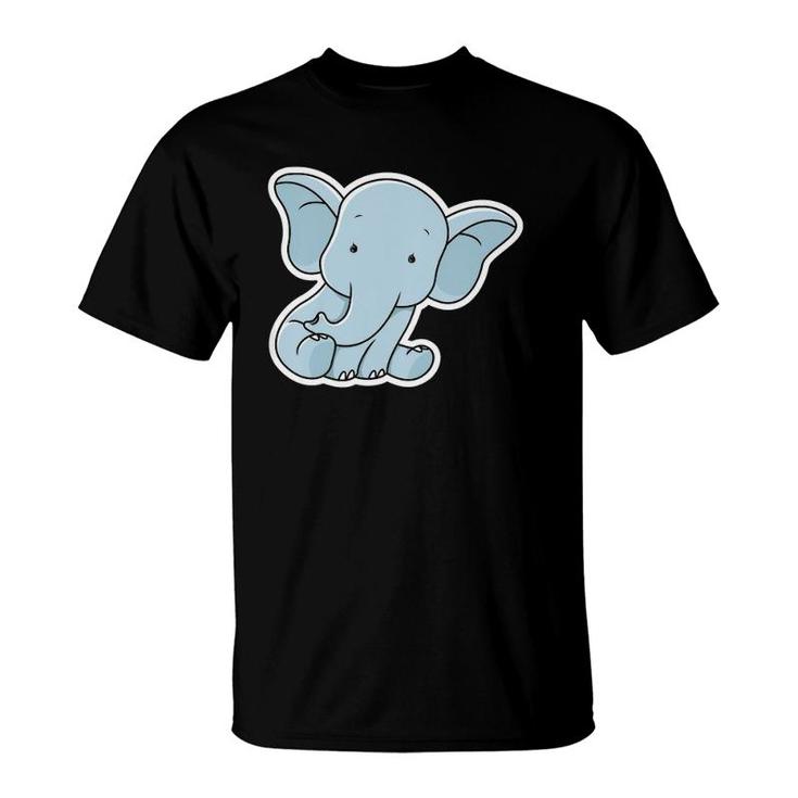 Kids Cute Elephant Baby Animals T-Shirt