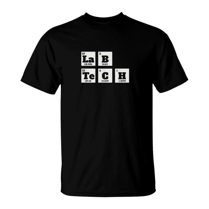 Lab Tech Funny Periodic Table Elements T-Shirt