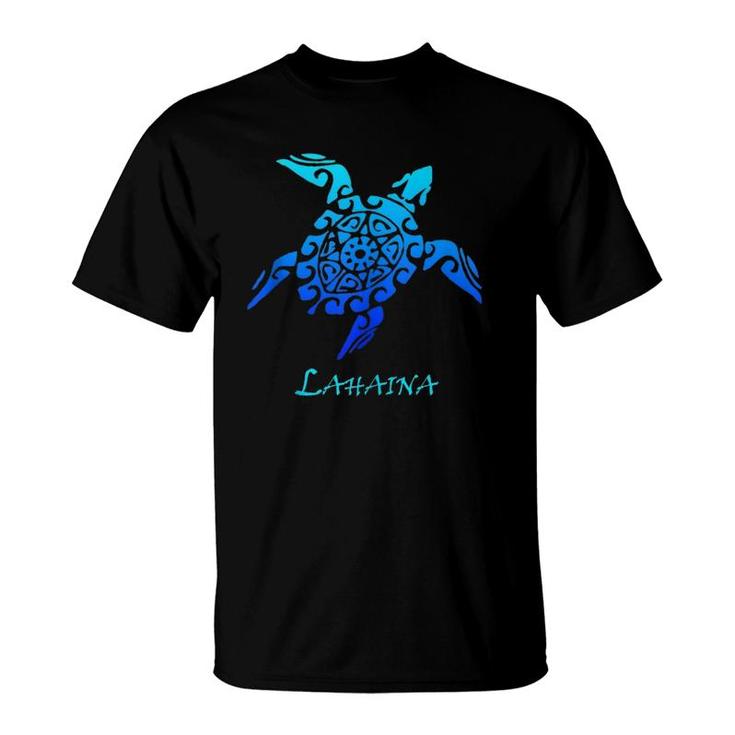Lahaina Maui Tribal Turtle Polynesian Tattoo Style Gift T-Shirt