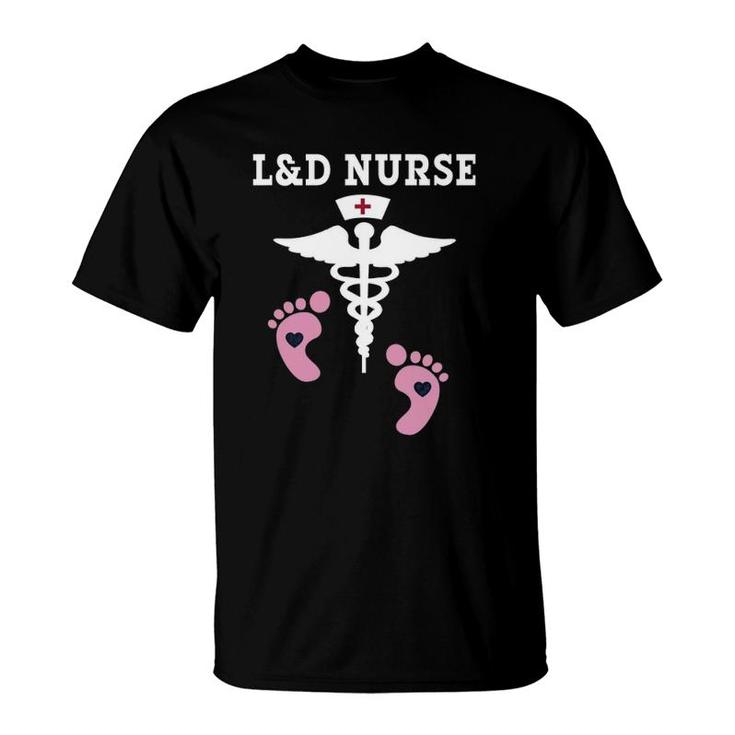 L&D Labor And Delivery Nurse Caduceus T-Shirt