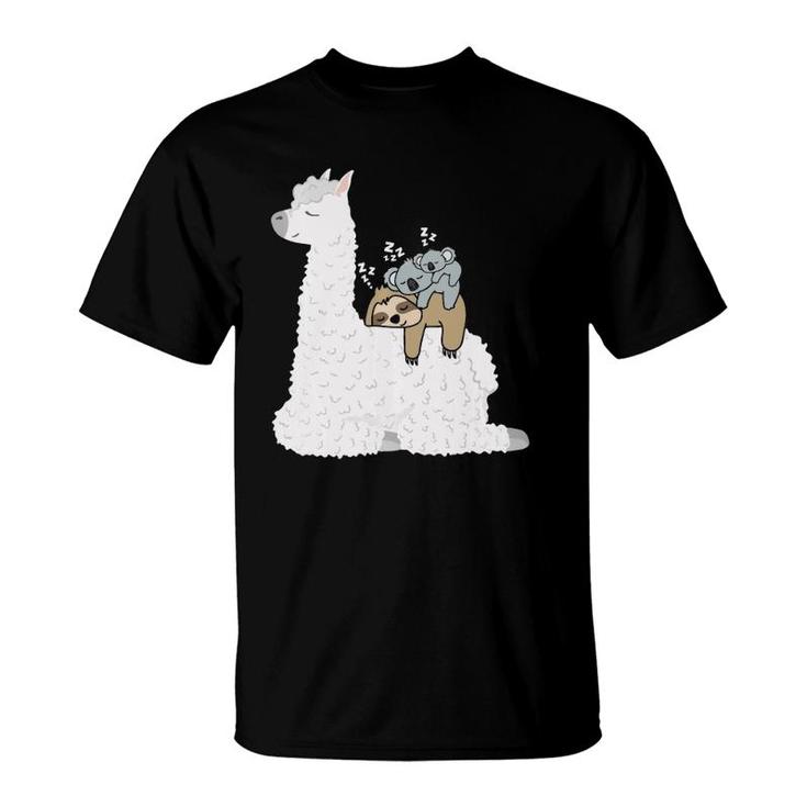 YourTops Women's Mama Llama T-Shirt - Cute Graphic Tee For Moms, Cotton Blend, Hand Wash Recommended