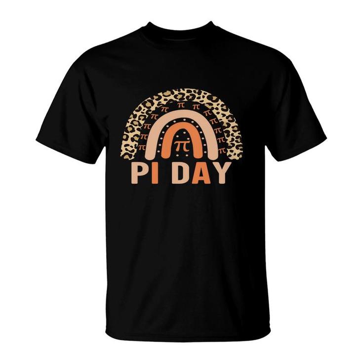 Leopard Parabol Decoration Happy Pi Day For T-shirt