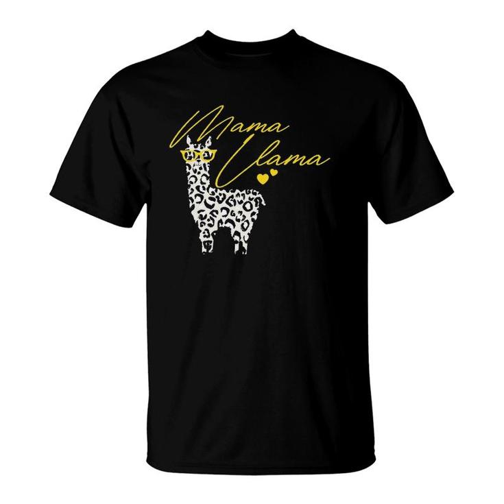 Leopard Print Mama Llama, Leopard Mama, Llama Mama Leopard T-Shirt