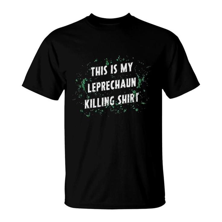 This Is My Leprechaun Killing Saint Patricks Day St Patty T-shirt