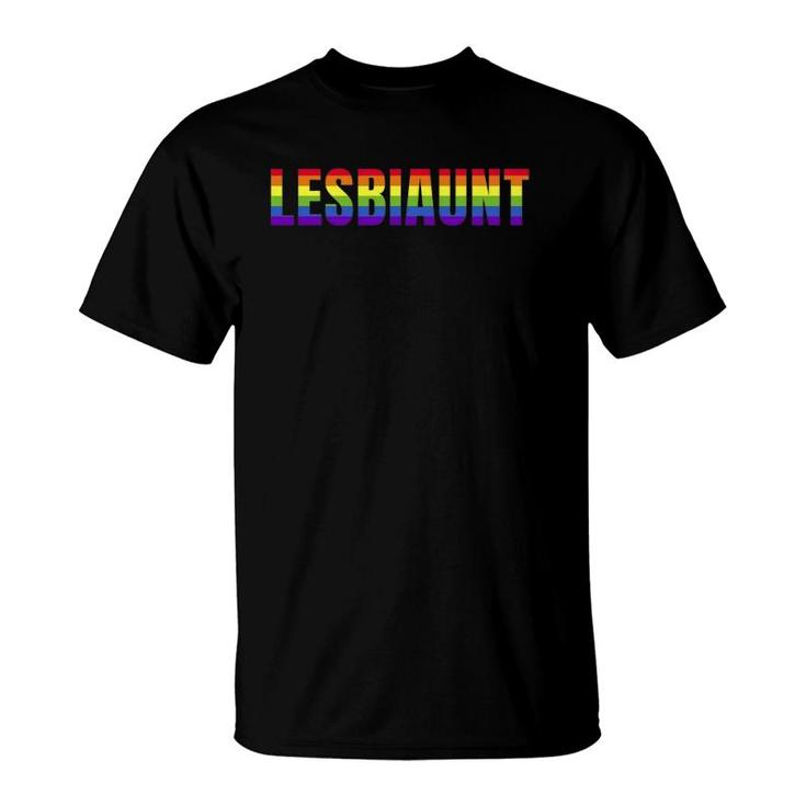Lesbiaunt Bi Lesbian Lgbt Family Sister Aunt T-Shirt