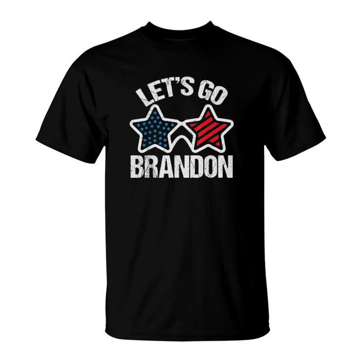 Lets Go Brandon Let’S Go Brandon Chant American Flag T-Shirt