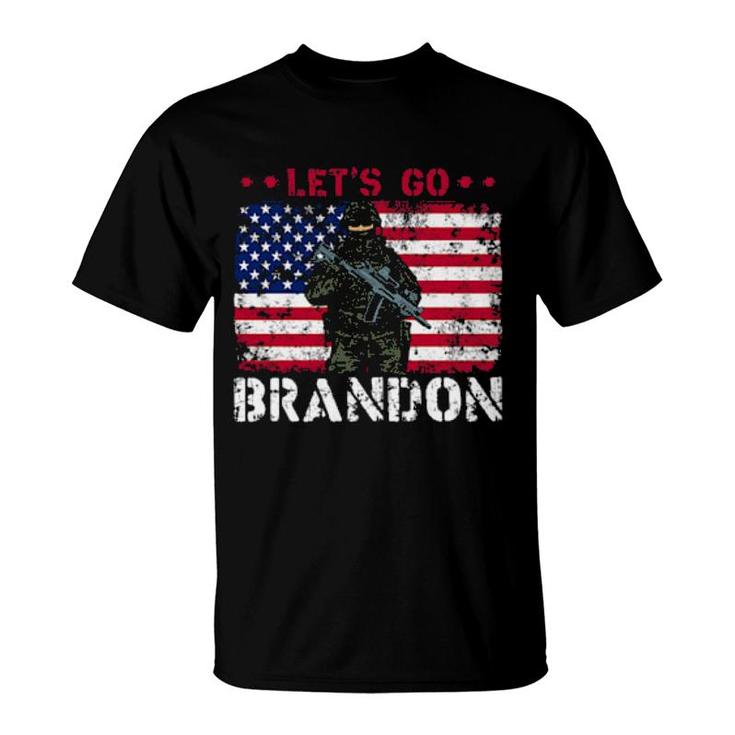 Let's Go Brandon - Soldier T-Shirt