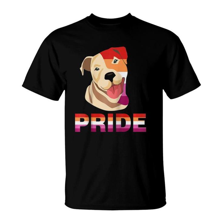 Lgbt Labrador Retriever Dog Lesbian Rainbow Pride Support Raglan Baseball Tee T-Shirt