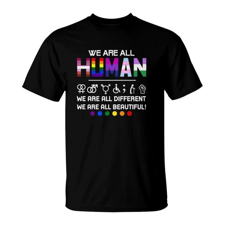 Lgbt We Are All Human T-Shirt
