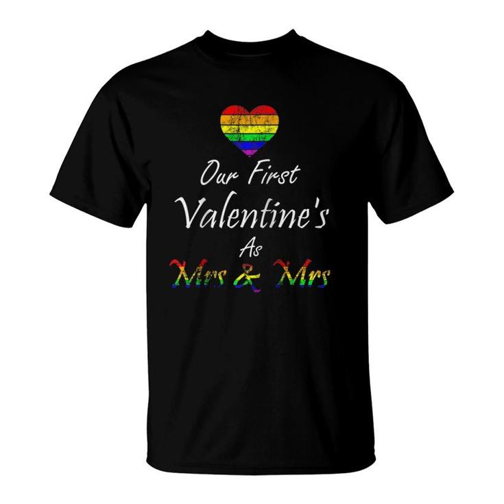Lgbtq Valentine's Day Matching Couples Gay Lesbian Pride Raglan Baseball Tee T-Shirt