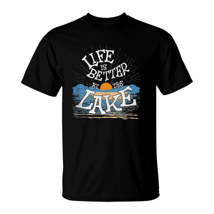 Life Is Better At The Lake Loveritem Men Women Kids T-Shirt