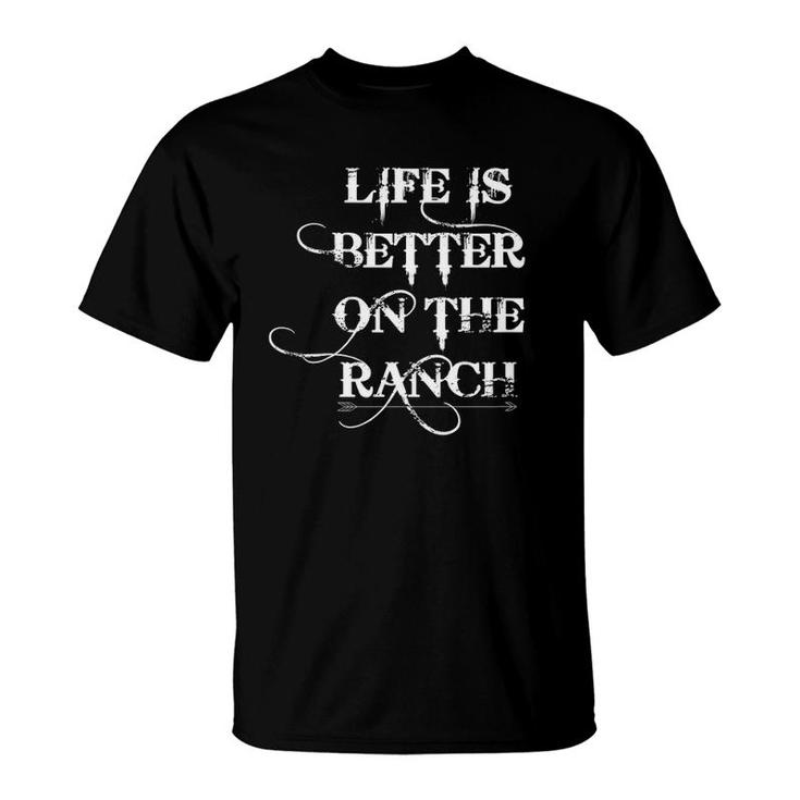 Life Is Better On The Ranch  Rancher Women Kids T-Shirt