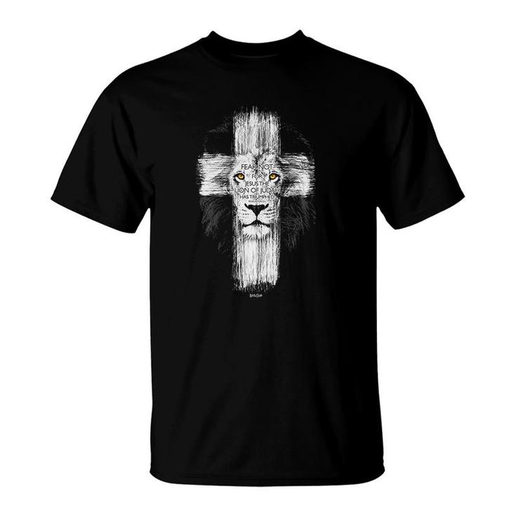Lion Cross  Christian Fashion Gifts T-Shirt