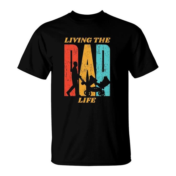 Living The Dad Life Retro T-Shirt