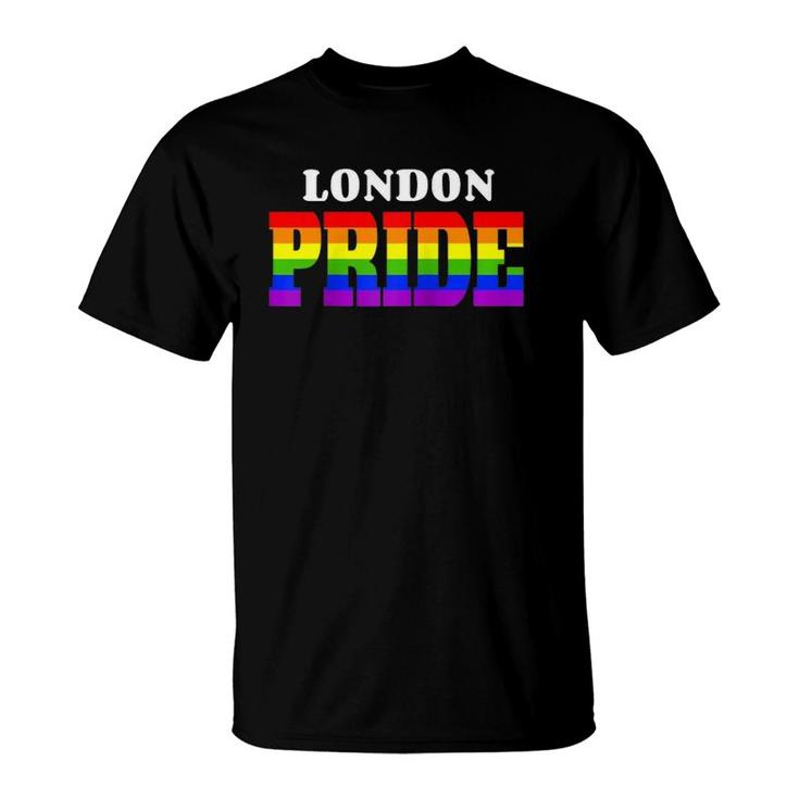 London Gay Pride Parade Rainbow Flag Colours Raglan Baseball Tee T-Shirt