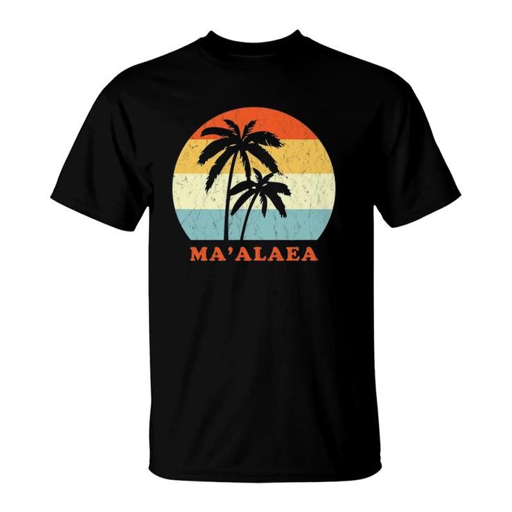 Maalaea Maui Vintage Sun & Surf Throwback Vacation Gift T-Shirt
