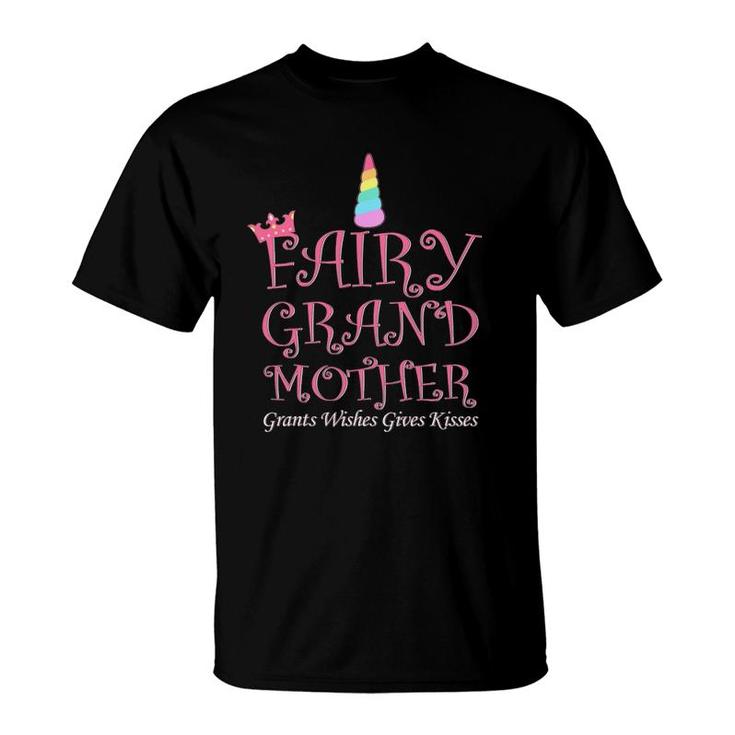 Magical Fairy Grandmother Grants Wishes Gives Kisses T-Shirt