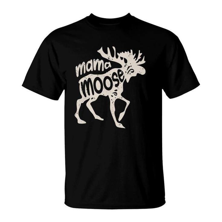 Mama Moose Women Mother's Day Family Matching T-Shirt