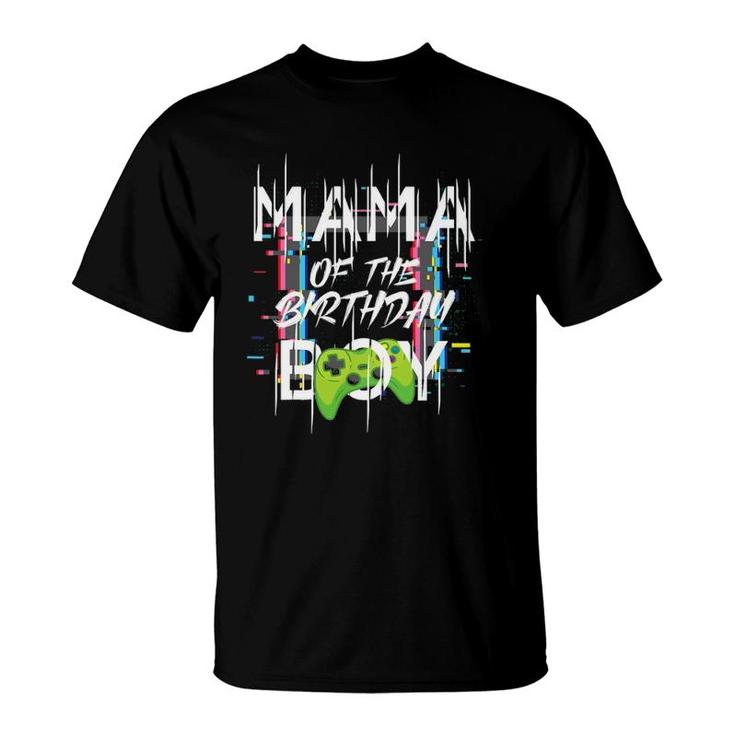 Mama Of The Birthday Boy Gamer Matching Family T-Shirt