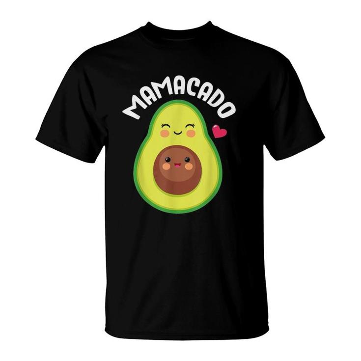 Mamacado Pregnant Avocado Pregnancy Announcement Gift T-Shirt