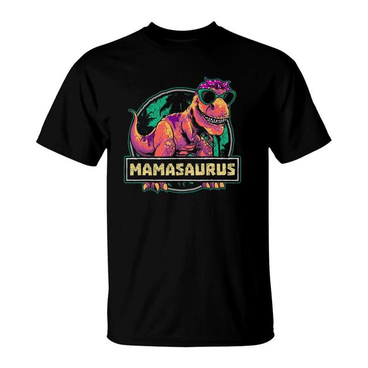 Mamasaurus Rex Mama Saurus Dinosaur Womens T-Shirt