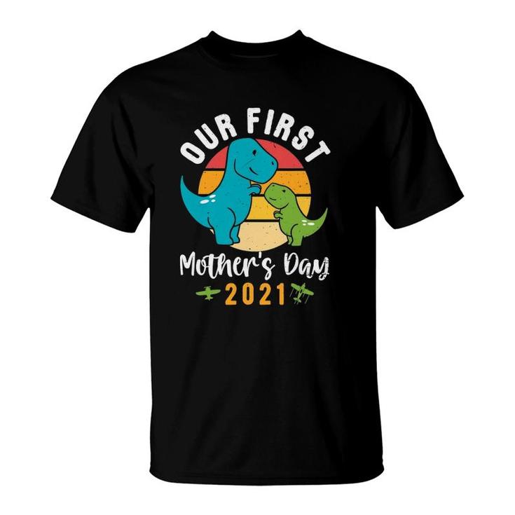 Mamasaurusrex Mommy Baby Dinosaur First Mother's Day 2021 Ver2 T-Shirt