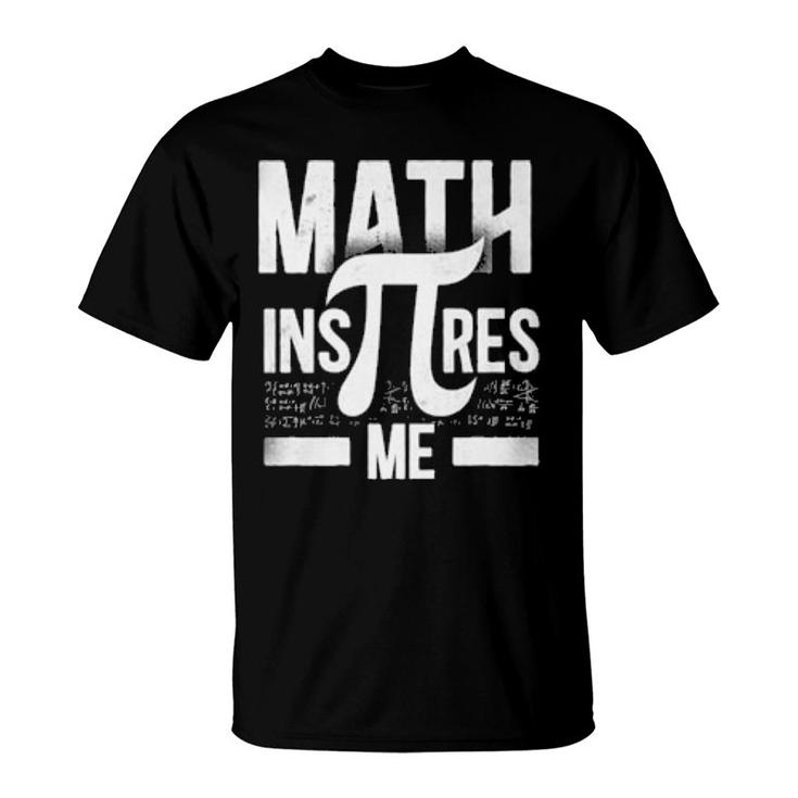 Math Teacher Nerd Student Formula Equation Pi Day Math  T-Shirt