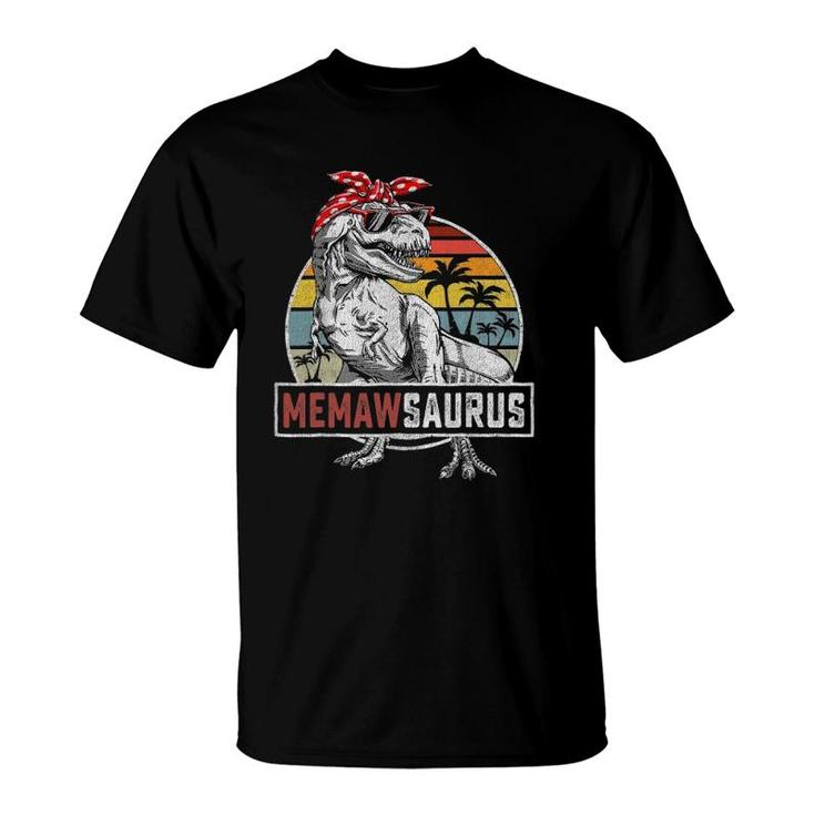 Memawsaurusrex Dinosaur Memaw Saurus Family Matching T-Shirt