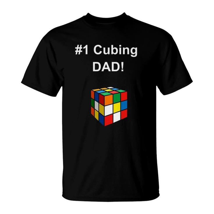 Cubing Dad Puzzle Cube Graphic Shirt