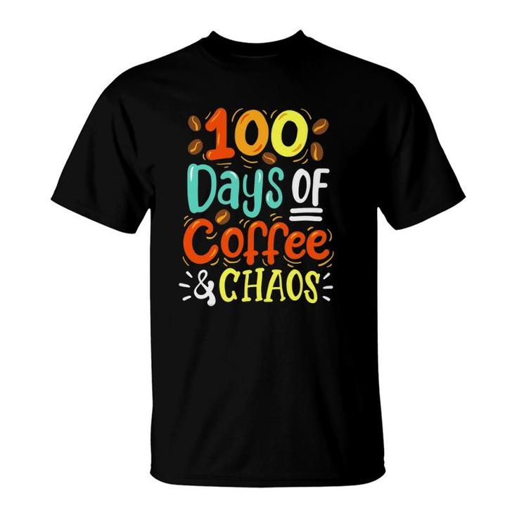 Mens 100 Days Of School 100Th Day Teacher T-Shirt