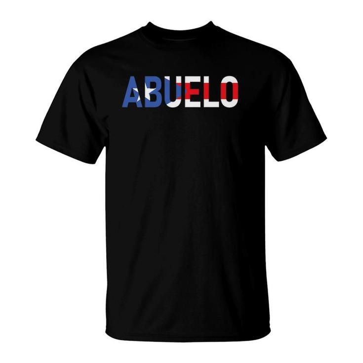Mens Abuelo Puerto Rico Flag Puerto Rican Pride Father's Day T-Shirt