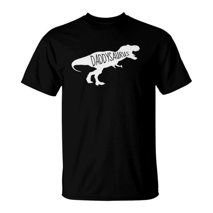 Mens Baby Announcement For Dad - Daddysaurus Gift T-Shirt