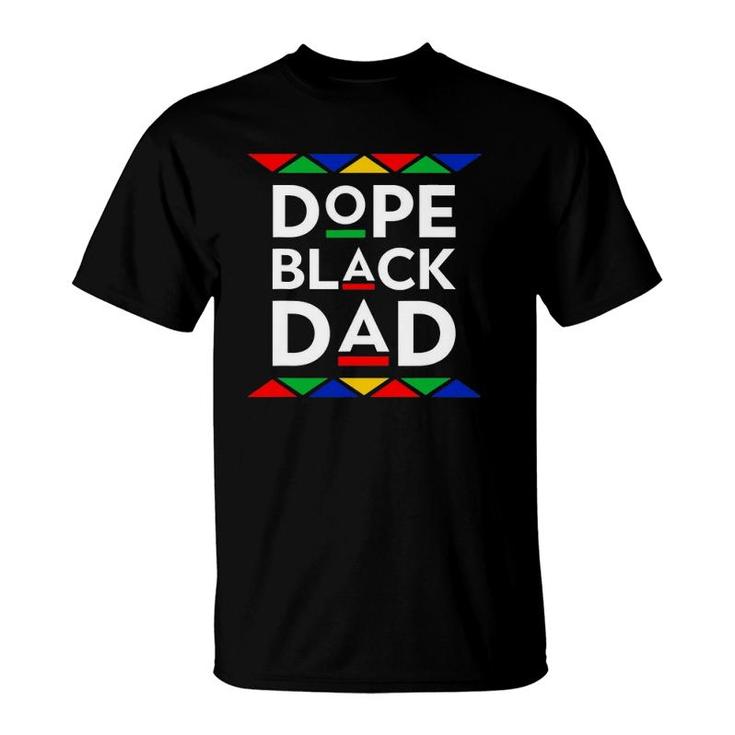 Mens Best Dope Black Dad Gift For Men Father Daddy Man African T-Shirt
