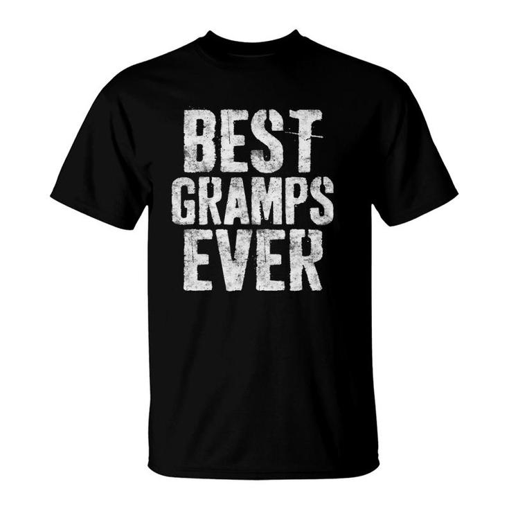 Mens Best Gramps Ever Grandfather T-Shirt