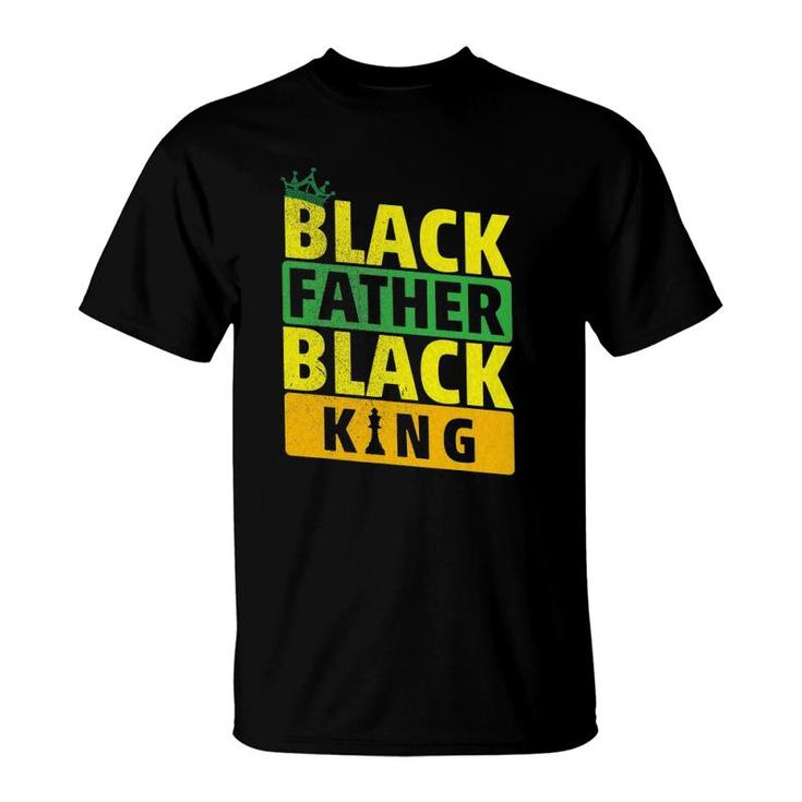 Mens Black Father Husband Dope Black Dad Black King T-Shirt