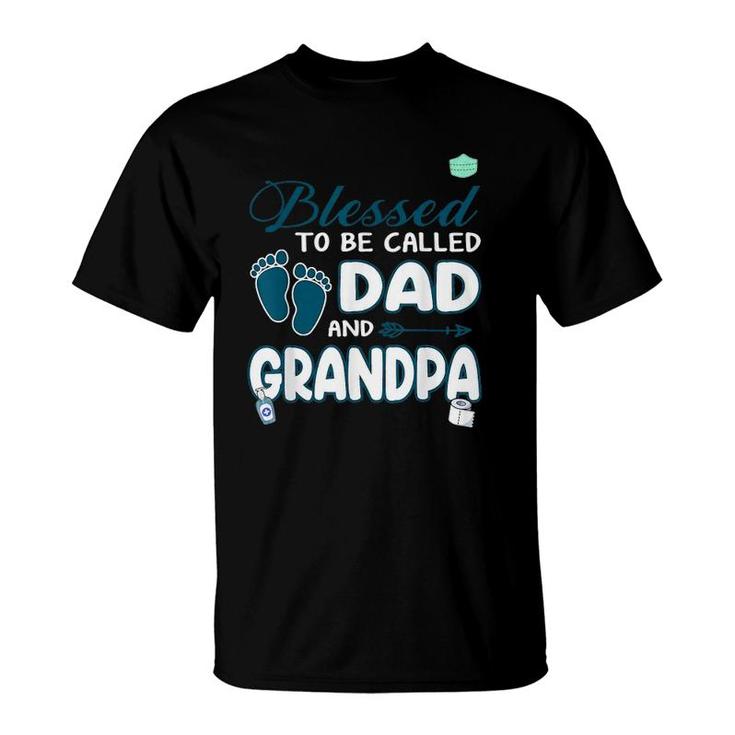Mens Blessed To Be Called Dad  For Cool Grandpa Plus Size T-Shirt