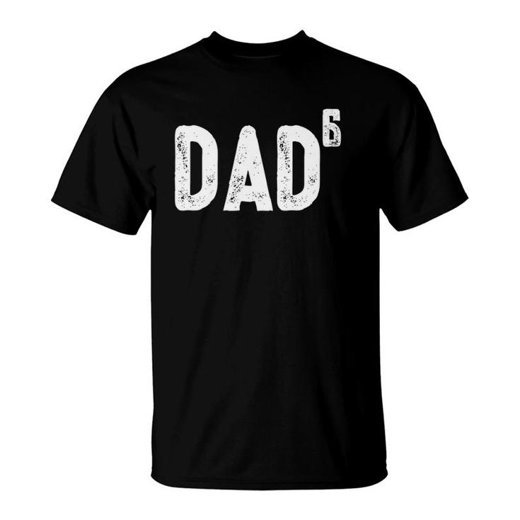 Mens Dad To Be Of 6 Kids - 6Th Power Tee T-Shirt