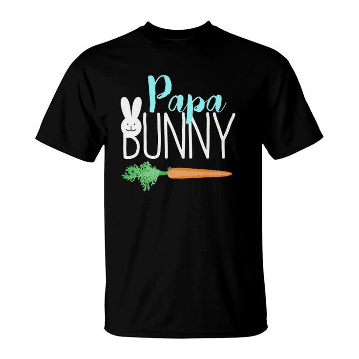 Mens Easter Papa Bunny Family Couples T-Shirt