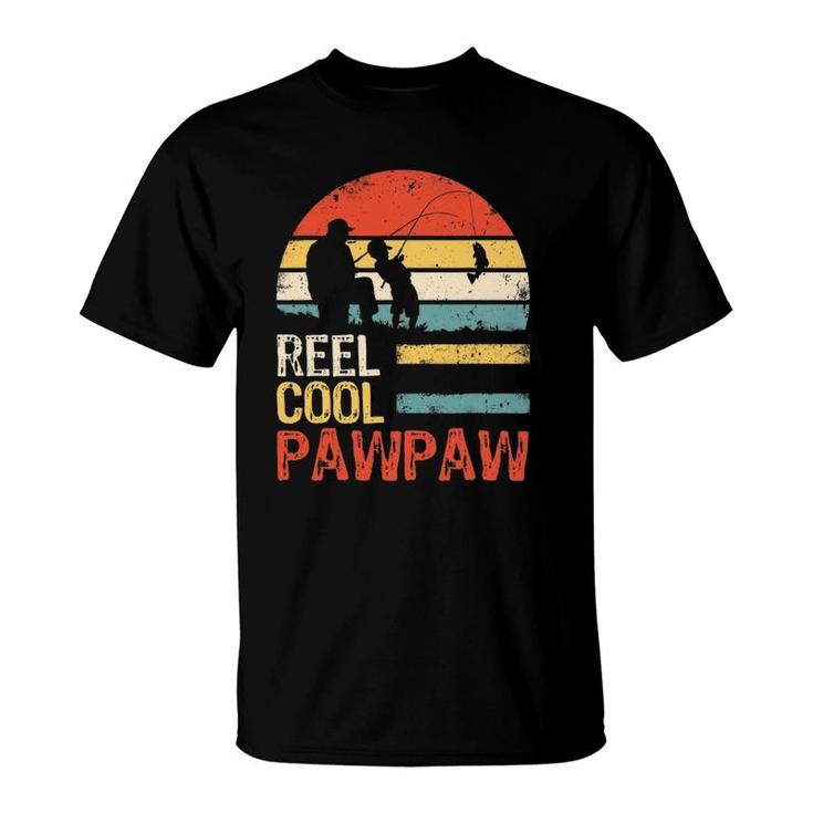 Mens Father's Day Gifts- Fishing Reel Cool Pawpaw T-Shirt