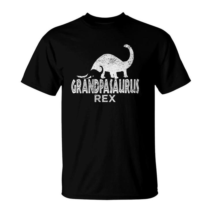 Mens Grandpasaurus Rex Gift Idea For Grandfather T-Shirt