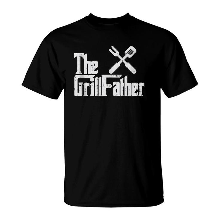 Mens Grill Father Funny Grilling Parody Dad Papa Husband Men Gift  T-Shirt