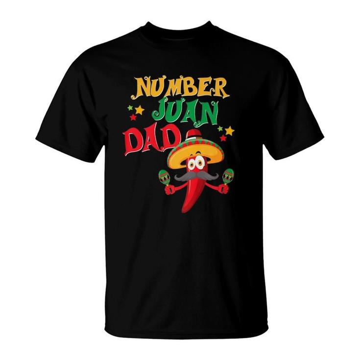 Mens Juan Dad Funny Spanish Mexican Latino Cuban Fathers Day Gift T-Shirt
