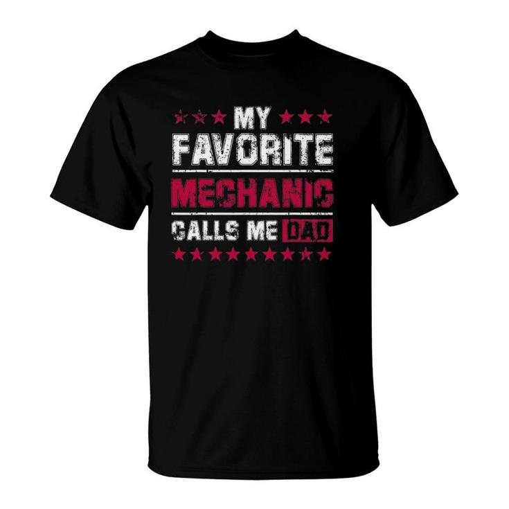 Mens Mechanic Dad Gift From Daughterfather's Day T-Shirt
