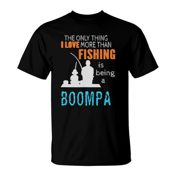 Mens More Than Love Fishing Boompa Special Grandpa T-Shirt