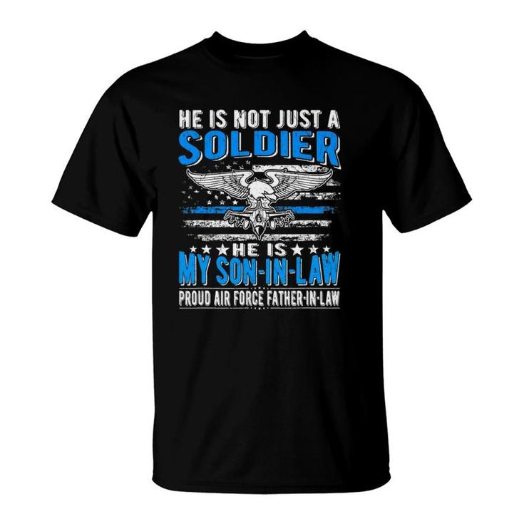 Mens My Son-In-Law Is A Soldier - Proud Air Force Father-In-Law T-Shirt
